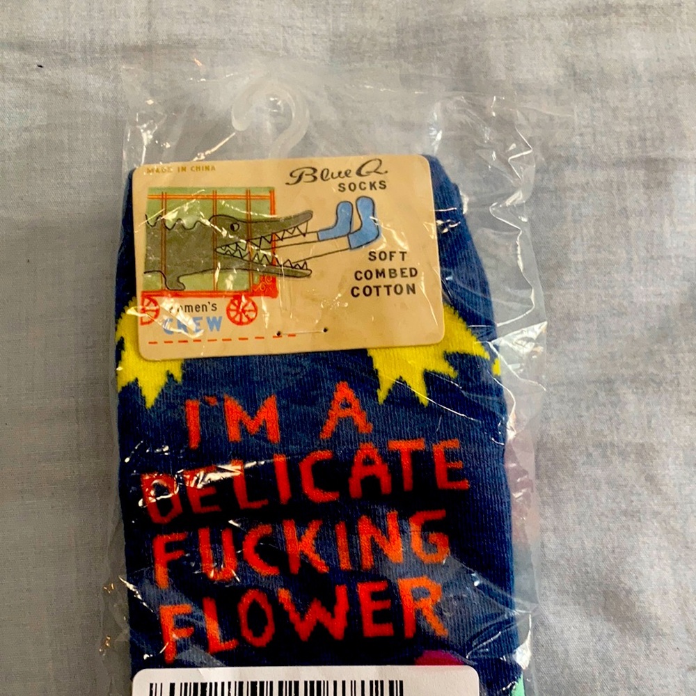 New in bag funny socks
